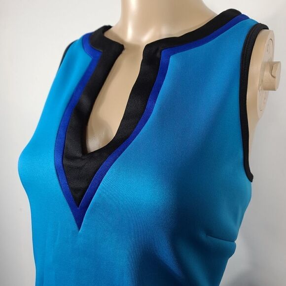 Bisou Michele Bohbot  Blue and Black Tank Top - Picture 8 of 8
